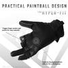 Glove Station Hyper-Fit Tactical Shooting & Work Gloves - Gray, Medium - 2 Fingerless Design Paintball & Airsoft Gear for Men with Outstanding Grip for Combat, Hunting, Shooting, & Work view 4