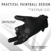 Glove Station Hyper-Fit Tactical Shooting & Work Gloves - Blue, XL - 2 Fingerless Design Paintball & Airsoft Gear for Men with Outstanding Grip for Combat, Hunting, Shooting, & Work view 4