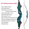 ZSHJGJR Archery 60 Inch Black Hunter Takdown Recurve Bow and Arrow Set 20-60 Lbs Right Handed with Wood Bow Riser American Hunting Longbow for Archery Hunting Shooting (30lbs, Bow and Arrow Set) view 2