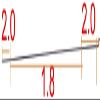 chensong Spokes Nipples Bike Spokes Stainless Steel Variable Diameter 2.0-1.8-2.0 Wheelset Spokes 260/260mm Spokes Fit Fit Fit Fit for Bikes Cycling Spokes view 3