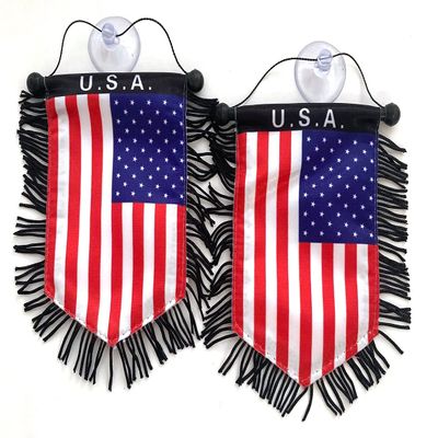 American small USA flag for cars home wall door window flag accessories decoration hanging decor banners (USA American)