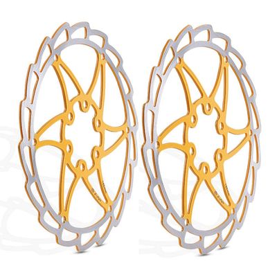 LvTu 2pcs Bike Disc Brake Rotor 160mm (6.3") with 12 Screws Stainless Steel
