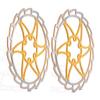 LvTu 2pcs Bike Disc Brake Rotor 160mm (6.3") with 12 Screws Stainless Steel view 1