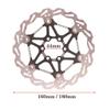 LvTu Mountain Bike Disc Brake Rotor 160mm 180mm 2pcs Stainless Steel Alloy Center Hole Distance: 44mm (Color : Red, Size : 160mm) view 2