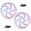 LvTu 160mm 180mm 203mm Bike Rotor 2 Pcs Disc Brake Rotors Stainless Steel with 12 Bolts (Size : 160mm) view 1