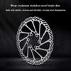 LvTu Bike Disc Brake Rotor 160mm 2pcs Center Distance Is 44mm Silver CNC Engraving - 110g Anti-oxidation view 4