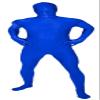 Aniler Men's and Women's Spandex Full Body Zentai Costume Bodysuit (Small, Blue) view 1