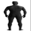Aniler Men's and Women's Spandex Full Body Zentai Costume Bodysuit (Medium, Black) view 2