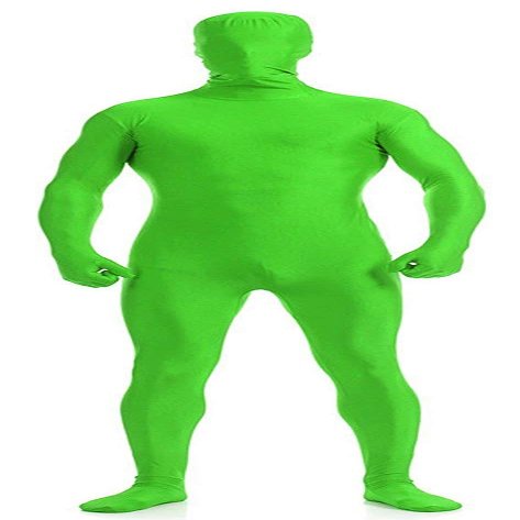 Aniler Men's and Women's Spandex Full Body Zentai Costume Bodysuit (XX-Large, Lime Green)