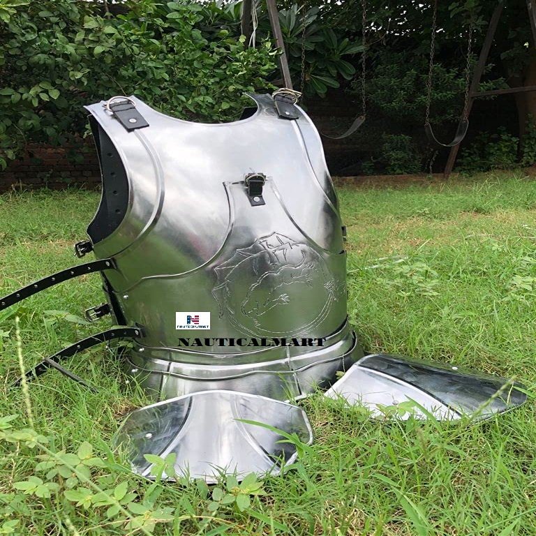 Medieval Knights Gothic Medieval Body Armor Cuirass Halloween Costume