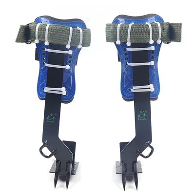 Tree Climbing Spike Set Safety Non-Slip Adjustable Belt Straps Portable Lanyard Carabiner for Hunting Observation Outdoor Picking Fruit Pick Trees Pole Hook