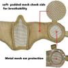 MH Tactical Fast Helmet Combined,with Foldable Ear Protection Half Face Mesh Mask and Goggles for Airsoft Paintball CS Game Set view 4