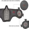 MH Tactical Fast Helmet Combined,with Foldable Ear Protection Half Face Mesh Mask and Goggles for Airsoft Paintball CS Game Set view 4