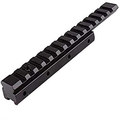 Gotical14 Slot Extension Low Profile Airgun/.22 Dovetail Rail 11MM to 20MM Weaver Picatinny Rail Adapter Scope Mount Converter