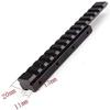 Gotical14 Slot Extension Low Profile Airgun/.22 Dovetail Rail 11MM to 20MM Weaver Picatinny Rail Adapter Scope Mount Converter view 2