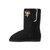 FOCO Pittsburgh Penguins NHL Womens Knit High End Button Boot Slipper - XL view 2