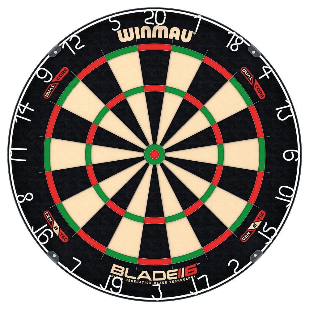 WINMAU Darts Blade 6 Dual Core Professional Dartboard with Official Tournament Specifications | Endorsed by The PDC