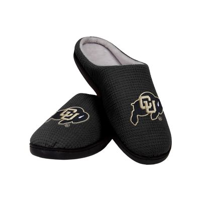 FOCO Colorado Buffaloes NCAA Mens Memory Foam Slide Slippers - M