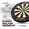 WINMAU Darts Blade 6 Triple Core Carbon Professional PDC Dartboard with Official Tournament Specifications | Endorsed by The PDC view 2