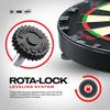 WINMAU Darts Blade 6 Triple Core Carbon Professional PDC Dartboard with Official Tournament Specifications | Endorsed by The PDC view 3