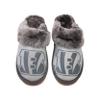 FOCO Cincinnati Bengals NFL Womens Glitter Open Back Faux Fur Moccasin - XL view 3