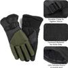 Trail maker Two Tone Winter Gloves for Adult Women, Men, Warm for Extreme Weather Windproof Waterproof Insulated Gloves, Skiing, Snowboarding, Camping (Green) view 2