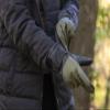 Trail maker Two Tone Winter Gloves for Adult Women, Men, Warm for Extreme Weather Windproof Waterproof Insulated Gloves, Skiing, Snowboarding, Camping (Green) view 4