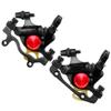 LYYCX Hydraulic Disc Brake Caliper Front and Rear Mountain Bike Disc Brake Electric Disc Brake (Color : Black, Size : Front and Rear Brakes) view 1