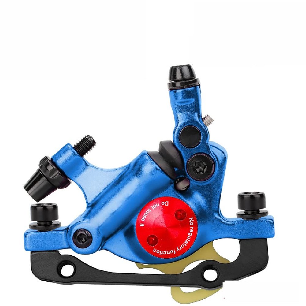 LYYCX Hydraulic Disc Brake Caliper Front and Rear Mountain Bike Disc Brake Electric Disc Brake (Color : Blue, Size : Front Brake)