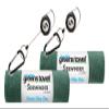 Greens Towel 2 Pack Golf Clip Towels with Sidewinder Retractable Coil, Plush Microfiber nap Fabric, 16x16, The Original with Zip Cord. (Forest) view 1
