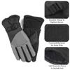 Trail maker Two Tone Winter Gloves for Adult Women, Men, Warm for Extreme Weather Windproof Waterproof Insulated Gloves (Silver) view 2