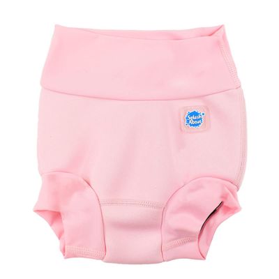 Splash About Happy Nappy Reusable Swim Diaper, Almond Blossom, 0-3 Months
