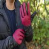 Trail maker Two Tone Winter Gloves for Adult Women, Men, Warm for Extreme Weather Windproof Waterproof Insulated Gloves, Skiing, Snowboarding, Camping (Red) view 4