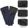 Trail maker Winter Gloves Adult Windproof Waterproof Insulated Winter Gloves for Men and Women, Warm Gloves for Extreme Cold (Blue) view 2