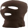 Ski Mask Knit Three Hole Mask Full Face Cover Knitted Balaclavas Warm Hat Adult Winter Hats (Brown, 1) view 2
