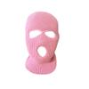 Ski Mask Knit Three Hole Mask Full Face Cover Knitted Balaclavas Warm Hat Adult Winter Hats (Light Pink, 1) view 1