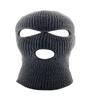 Ski Mask Knit Three Hole Mask Full Face Cover Knitted Balaclavas Warm Hat Adult Winter Hats (Grey, 1) view 1