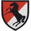 11th Armored Cavalry Regiment Full Color Patch with Hook Fastener (Military Issued)-Veteran Owned Business view 1