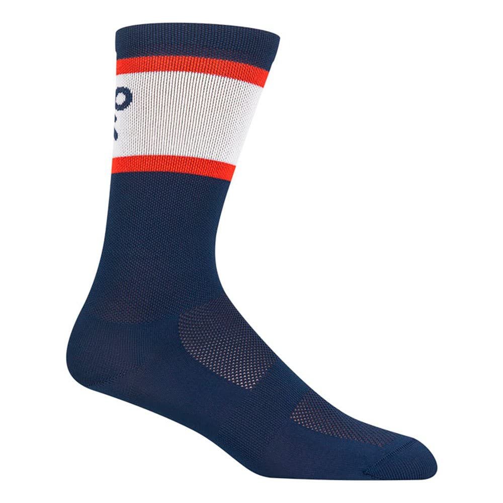 Giro Comp Racer High Rise Cycling Sock - Men's Midnight Retro (2022) Small