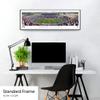 TCU Horned Frogs Football - 40.25x13.75-inch Standard Framed Print by Blakeway Panoramas view 4