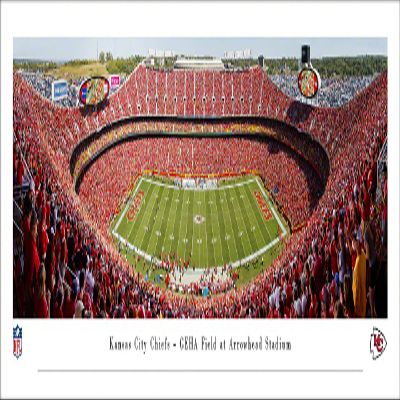 Kansas City Chiefs - Unframed 40 x 13.5 Poster by Blakeway Panoramas