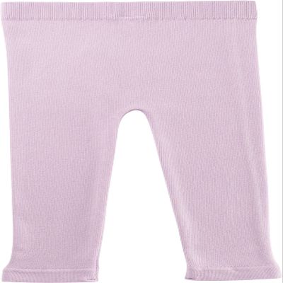 Silky Toes Baby Leggings, Toddler Seamless Panty Soft Cotton Knit Pants for Girls and Boys Lavender