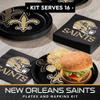 Trendware New Orleans Saints Paper Plate and Napkin Party Kit, Serves 16 view 2