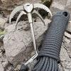 TKUS Climbing Hook Safety Portable Multifunction Stainless Steel Gravity Hook Foldable Grappling Claw Outdoor Climbing Accessories view 2