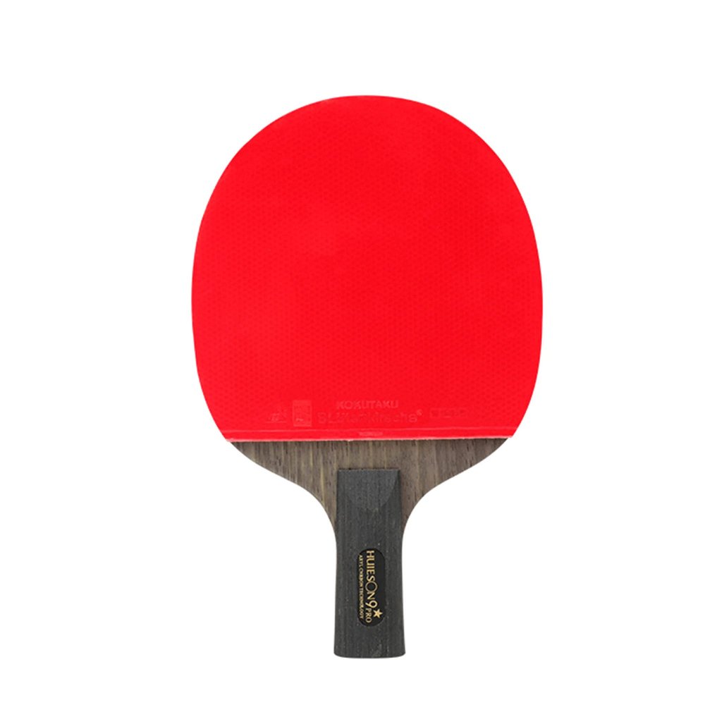 LINGOSHUN Ping Pong Racket Professional,Table Tennis Paddle with Carbon Fiber for Tournament Play,Premium ITTF Approved Rubber / 9 Stars/Short Handle