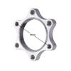 LvTu 160mm Disc Brake Rotor 6 Bolt 2pcs Floating Rotors With Flange Adapter Center Distance: 48mm (Include 12 Screws) (Color : 1pcs) view 3