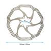 LvTu Disc Brake Rotor 160mm 180mm, 2pcs, Stainless Steel 6 Bolt Floating Rotors Include 12 Screws (Size : 160mm) view 2