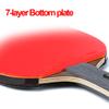 LINGOSHUN Table Tennis Paddle Offensive,Professional Pingpong Racket with Portable Racket Bag,7-ply Wood,ITTF Approved Rubber / 7 Stars/Short Handle view 4