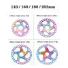 LvTu 140mm 160mm Disc Brake Rotor 2pcs Stainless Steel for Mountain Road Bike 180mm 203mm Floating Rotors (Include 12 Screws) (Size : 203mm) view 2