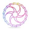 LvTu Mountain Bike Floating Brake Rotors 160mm 180mm 203mm Bike Brake Disc Rotor Stainless Steel with 6 Screws (Size : 203mm) view 1
